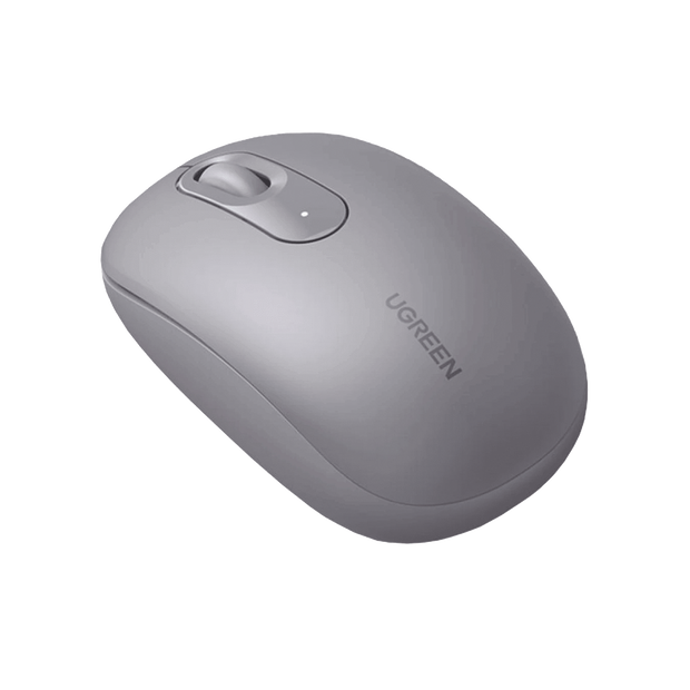 Mouse Inalámbrico 2.4GHz UGREEN | 800/1200/1600/2400 DPI | Silencioso y Ergonómico | Receptor USB | Alcance de 10 m | Color Gris