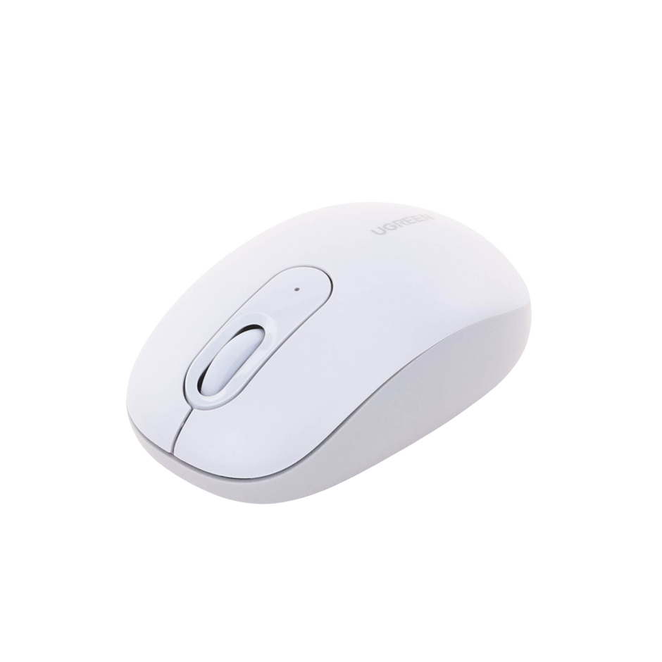 Mouse Inalámbrico 2.4G 800/1200/1600/2400 DPI | Función de 3 botones | Alcance 10m | Silencioso |  Ergonómico | Anti-caída y Anti-interferencias | Batería Alcalina AA incluida  | Color Dusty Blue.
