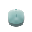 Mouse Inalámbrico 2.4G 800/1200/1600/2400 DPI | Función de 3 botones | Alcance 10m | Silencioso |  Ergonómico | Anti-caída y Anti-interferencias | Batería Alcalina AA incluida  | Color Green.