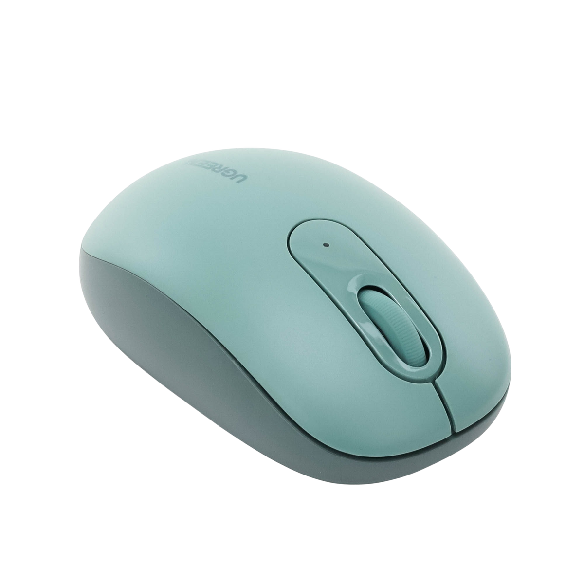 Mouse Inalámbrico 2.4G 800/1200/1600/2400 DPI | Función de 3 botones | Alcance 10m | Silencioso |  Ergonómico | Anti-caída y Anti-interferencias | Batería Alcalina AA incluida  | Color Green.
