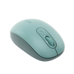 Mouse Inalámbrico 2.4G 800/1200/1600/2400 DPI | Función de 3 botones | Alcance 10m | Silencioso |  Ergonómico | Anti-caída y Anti-interferencias | Batería Alcalina AA incluida  | Color Green.