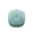 Mouse Inalámbrico 2.4G 800/1200/1600/2400 DPI | Función de 3 botones | Alcance 10m | Silencioso |  Ergonómico | Anti-caída y Anti-interferencias | Batería Alcalina AA incluida  | Color Green.