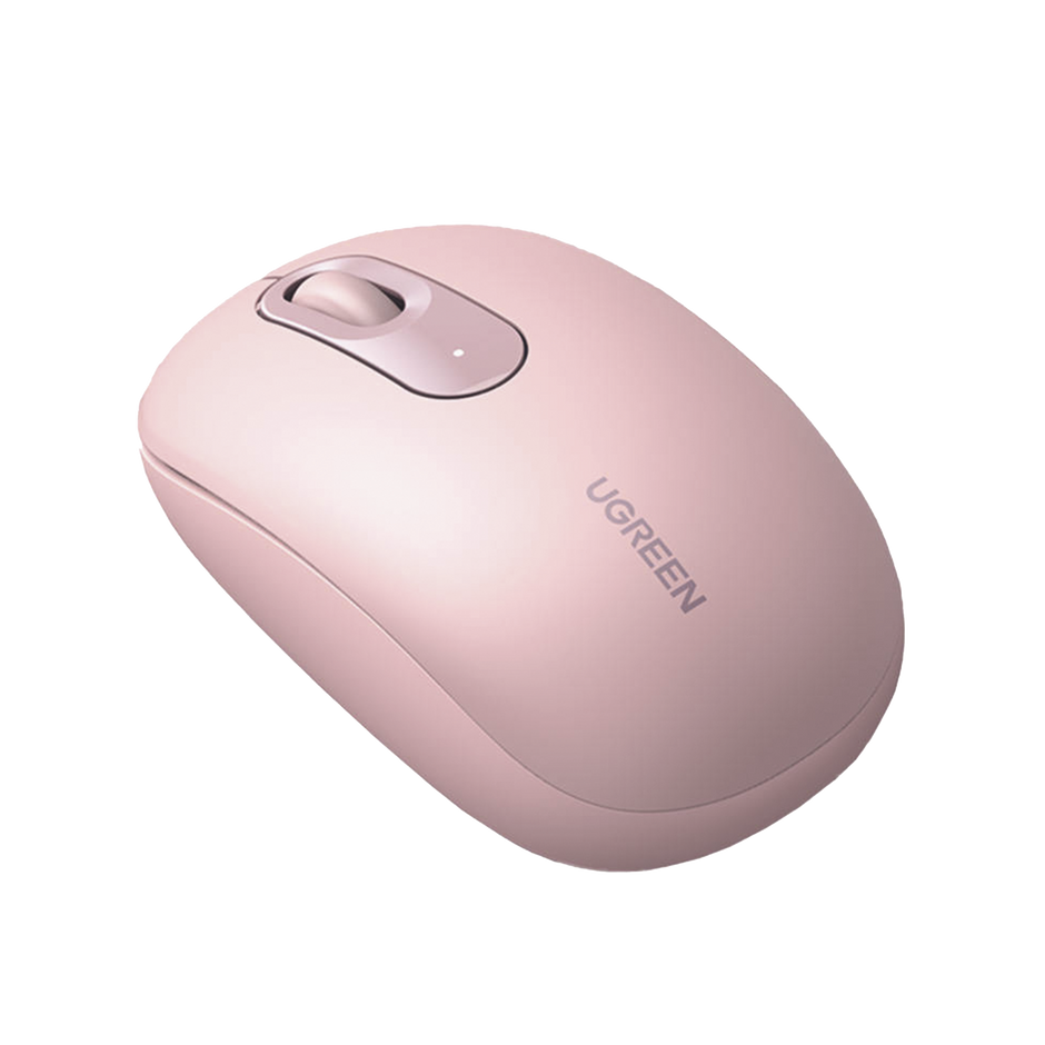 Mouse Inalámbrico 2.4G 2400 DPI Rosa