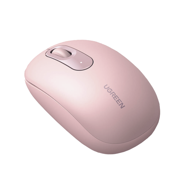 Mouse Inalámbrico 2.4G 2400 DPI Rosa