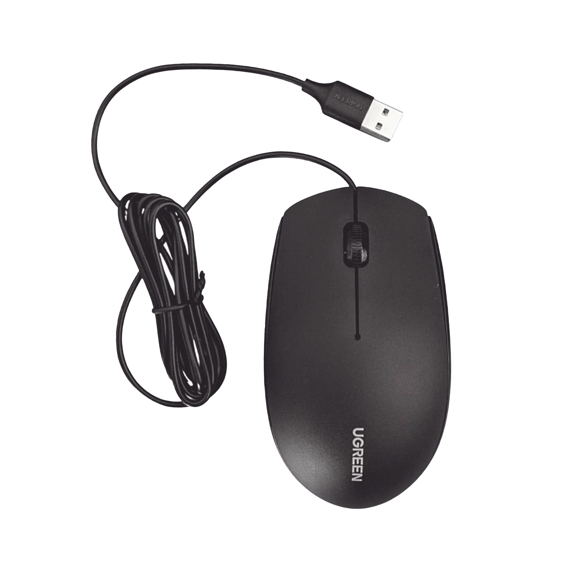 Mouse Óptico USB | Cable USB de 1.5 metros | 3 Botones | 1200DPI | Diseño Ergonómico | Silencioso | Color Negro | Windows / MacOS / Linux / Chrome y otros | También Compatible con DVR / NVR.
