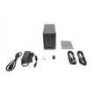 Servidor NAS de escritorio con 2 bahías / Expandible a 7 bahías / Hasta 112 TB