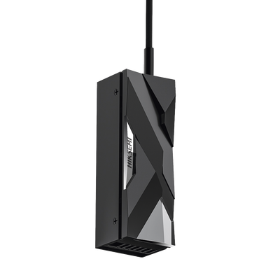 Disipador Activo M.2 / Reducción ≤30°C / Ventilador PWM 4 Pines / Aluminio / 73 x 22 x 9 mm