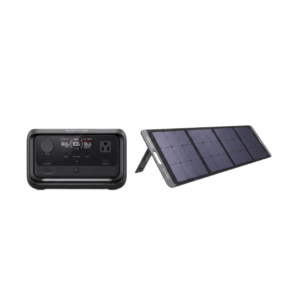 KIT DE PANEL SOLAR Y ESTACIóN DE BATERíA PORTáTIL