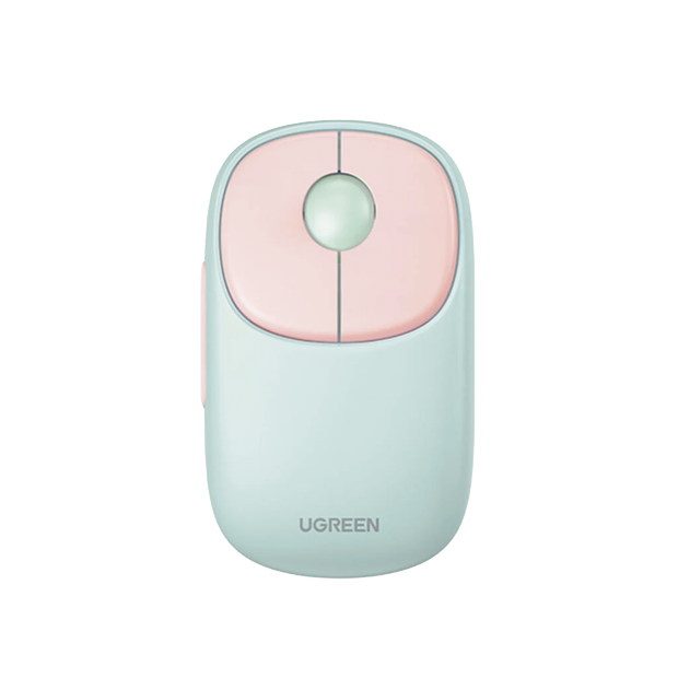 Mouse Inalámbrico Recargable FUN | Bluetooth + 2.4GHz | DPI Ajustable | Silencioso | Compatible con Windows, Mac, Android, iOS y Linux | Color Rosa