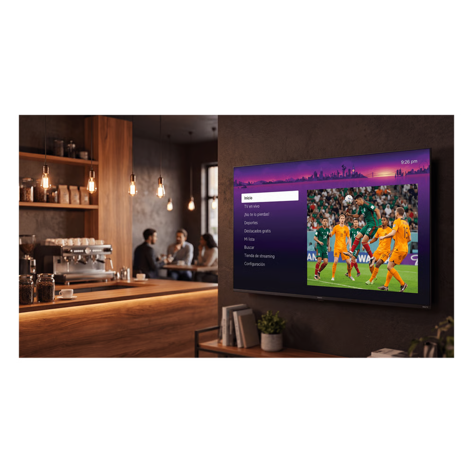 Smart TV QLED / 50 Pulgadas / 4K UHD / Dolby Audio / Wi-Fi / 3 HDMI / VESA 200x200 mm