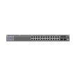 Switch Gigabit PoE+ Administrable / 24 puertos 10/100/1000 Mbps (16 de ellos POE+) + 2 Puertos SFP Uplink / Hasta 240W / Alta LabsCloud.