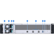 Deep Learning NVR 12 Bahías / AMD V1780B 3.35 GHz / 16 GB DDR4 / 100 Cámaras IP / 40 Tareas IA / 2x 10GbE / Rack 2U