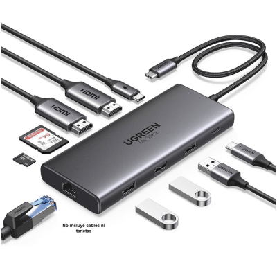 Docking USB-C 10 en 1 Revodok Pro 210