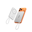 Banco de Energía Magnético Inalámbrico / 10000 mAh / 30W USB-C PD+PPS / Cable USB-C Integrado 30W / Carga Inalámbrica Magnética 15W / Doble Celda 5000 mAh / Pantalla LED / 39.2 Wh
