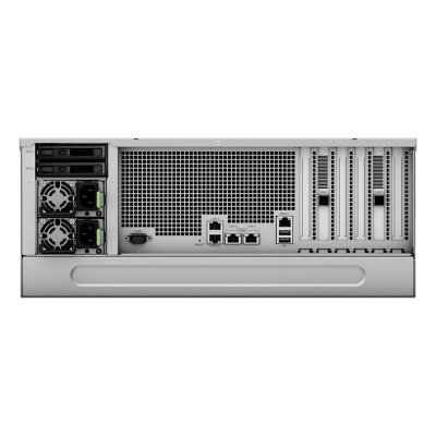 Servidor de Almacenamiento High Density / 60 Bahías / Expansión 300 Unidades / Dual Intel Xeon Silver 10 Núcleos / DDR4 ECC hasta 512 GB / 10/25GbE / Fibre Channel / 4U