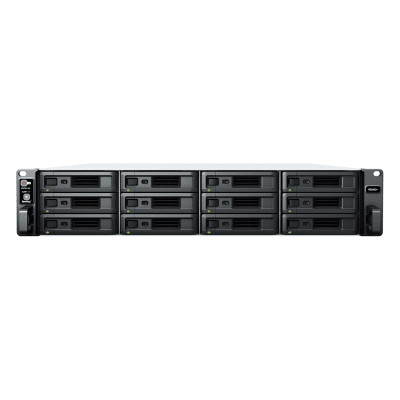 Servidor NAS Rack / 12 Bahías / 2U / Hasta 216 TB (expansible a 432 TB) / Rendimiento 3,500/1,700 MB/s / 10GbE / Fuentes Redundantes / Alta Disponibilidad