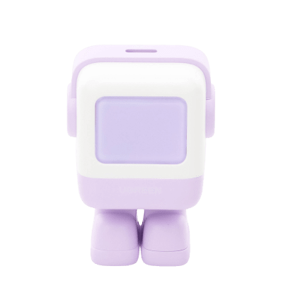 Cargador Mini GaNRobot 30W Lila Serie UNO