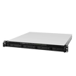 NAS Rack / 4 Bahías / CPU Intel Xeon D-1527 Quad-Core / 8 GB DDR4 ECC Ampliable a 64 GB / 2 Ranuras M.2 NVMe/SATA / 4 Puertos LAN 1GbE / Soporte 10GbE Opcional / Escalable a 16 Bahías