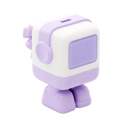 Cargador Mini GaNRobot 30W Lila Serie UNO