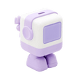 Cargador Mini GaNRobot 30W Lila Serie UNO
