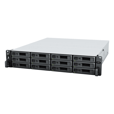 Servidor NAS Rack / 12 Bahías / 2U / Hasta 216 TB (expansible a 432 TB) / Rendimiento 3,500/1,700 MB/s / 10GbE / Fuentes Redundantes / Alta Disponibilidad