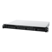 NAS Rack / 4 Bahías / 1U / AMD Ryzen R1600 / 2 GB DDR4 ECC / 570 MB/s Lectura / 530 MB/s Escritura / Dual 1GbE / Actualización 10GbE