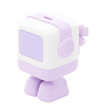 Cargador Mini GaNRobot 30W Lila Serie UNO