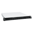 NAS Rack / 4 Bahías / 1U / AMD Ryzen V1500B / 32 GB DDR4 ECC / 4 Puertos 1GbE / Expansión 10/25GbE / Fuentes Redundantes