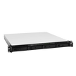 NAS Rack / 4 Bahías / CPU Intel Xeon D-1527 Quad-Core / 8 GB DDR4 ECC Ampliable a 64 GB / 2 Ranuras M.2 NVMe/SATA / 4 Puertos LAN 1GbE / Soporte 10GbE Opcional / Escalable a 16 Bahías
