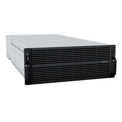 Servidor de Almacenamiento High Density / 60 Bahías / Expansión 300 Unidades / Dual Intel Xeon Silver 10 Núcleos / DDR4 ECC hasta 512 GB / 10/25GbE / Fibre Channel / 4U
