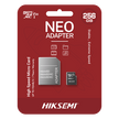 Memoria microSDXC / 256 GB / Clase 10 / Lectura 92 MB/s / Escritura 50 MB/s / NAND TLC / Resistente Agua y Golpes / Adaptador SD Incluido