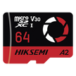 Memoria microSDXC / 64 GB / Lectura 180 MB/s / Escritura 150 MB/s / V30 U3 A2 / Resistencia -25°C a 85°C (-13°F a 185°F)
