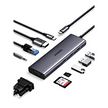 Hub USB-C 10 en 1 HDMI VGA Ethernet 100W
