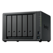 NAS 5 Bahías / Expansión 15 Bahías / 2 Puertos 2.5GbE / Soporte 10GbE / Caché SSD M.2 / Hasta 300 TB / Virtualización y Vigilancia