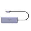 Hub USB-C 8 en 1 / HDMI 4K@30Hz / 3x USB 3.0 5 Gbps / Lector SD + Micro SD / PD 100W / Aluminio 112 mm (4.4 in)