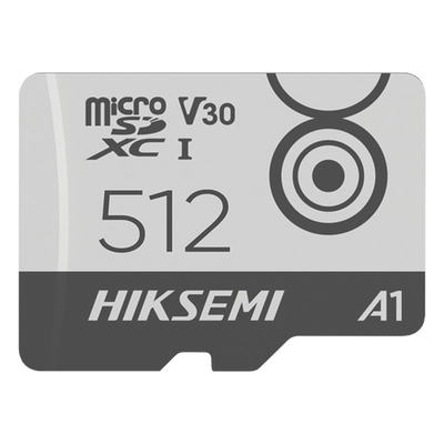 Tarjeta MicroSD / 512 GB / 100 MB/s Lectura / 85 MB/s Escritura / Clase 10 U3 V30 / TLC NAND / Videovigilancia Móvil 24/7 / -25°C a 85°C