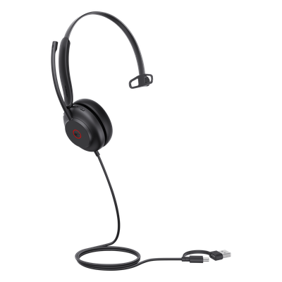 Diadema Yealink UH35 USB mono con Microsoft Teams 5 metros