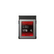 Tarjeta CFexpress Tipo B / 1 TB / Lectura 1800 MB/s / Escritura 1600 MB/s / PCIe Gen 3×2 / 8K RAW