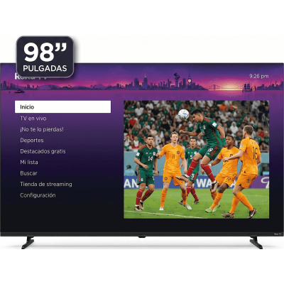 Smart TV QLED / 98 pulgadas / 4K UHD / Dolby Audio 12W+12W / 3 HDMI ARC-CEC / Wi-Fi / VESA 700×400
