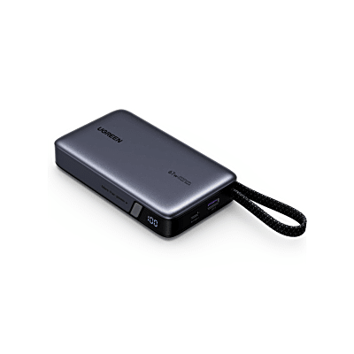 Cargador GaN 65W 2 USB-C 1 USB-A con Cable