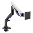 Brazo para Monitor / 24 a 57 Pulgadas / Carga 30 kg / VESA 75x75 a 200x200 / Inclinación +70° a -45° / Giro ±90°
