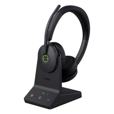 Diadema Yealink WH68 Bluetooth dual con DECT 32 horas de batería 5 metros