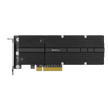 Adaptador SSD M.2 NVMe / PCIe 3.0 x8 / 2 Ranuras M-Key / Formatos 22110 y 2280 / Perfil Bajo y Altura Completa
