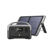Estación de Energía Portátil / 256 Wh LFP / Inversor Onda Sinusoidal Pura 300 W / Panel Solar 200 W / USB-C 60 W / IP67 / Wi-Fi