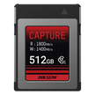 Memoria CFexpress Tipo B / 512 GB / 1800 MB/s Lectura / 1700 MB/s Escritura / PCIe Gen 3×2 / 8K RAW