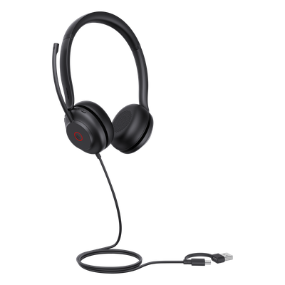 Diadema Yealink UH35 USB dual con cancelación de ruido 5 metros