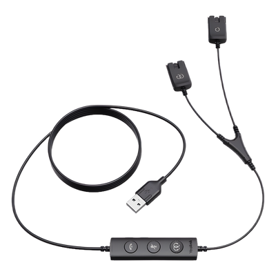 Diadema Yealink USB QD-TRAINER-CABLE(1PCS) dual