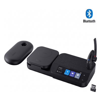Diadema Yealink BH71-WORKSTATION-PRO Bluetooth mono con pantalla táctil cancelación de ruido