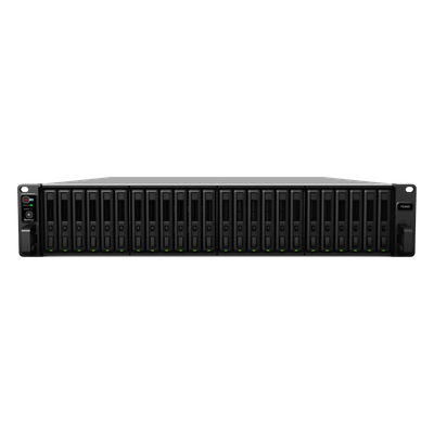 NAS Todo Flash / 24 Bahías / Intel Xeon 12 Núcleos / 16 GB RAM Ampliable a 128 GB / 195,000 IOPS / 10 GbE / 72 Unidades con Expansión / 2.1 GHz