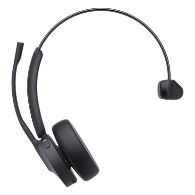 Diadema Yealink BH70 Bluetooth mono con cancelación de ruido USB-C USB-A 35 horas de batería BH70-MONO-WITH-STAND-TEAMS-USB-C y USB-A